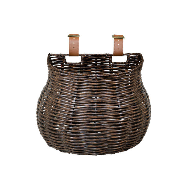 Panier d'extérieur pour vélo, en résine tissée résistante aux intempéries, par RGI Home