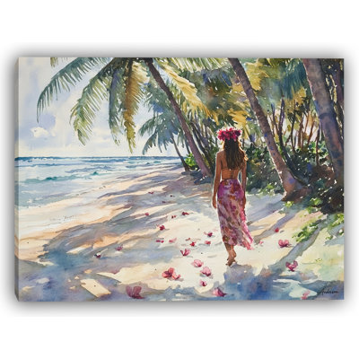 Sentier tropical - Marcher vers les vagues