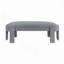 Banc rembourré en velours-555085334