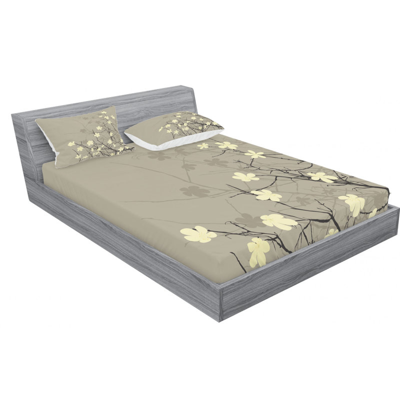 Microfiber Sheet Set, Queen Sheet Set with Fitted Sheet