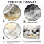 Art mural sur toile abstrait gris doré Oberwise-683684417-683684416-683684419