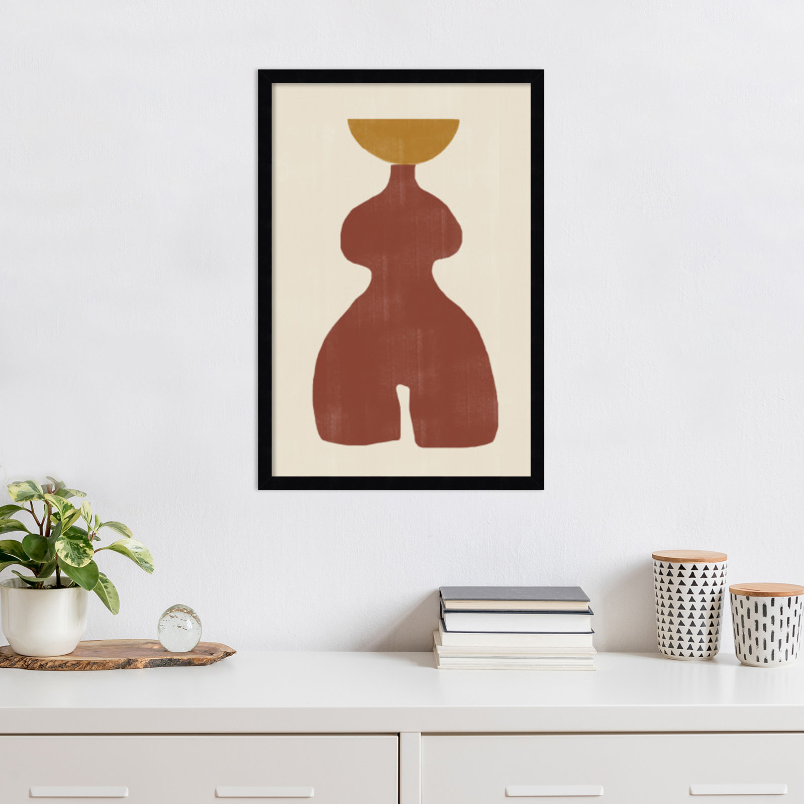 Rockingham "Vase No. 11" Print, Black, 25" H x 17" W