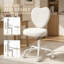 Chaise de bureau pivotante à hauteur réglable et à roulettes