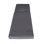 Coussin de chaise longue gris foncé - Nappe en mousse avec noyau en mousse l 27,75 po x P 76,35 po et 3,92 po