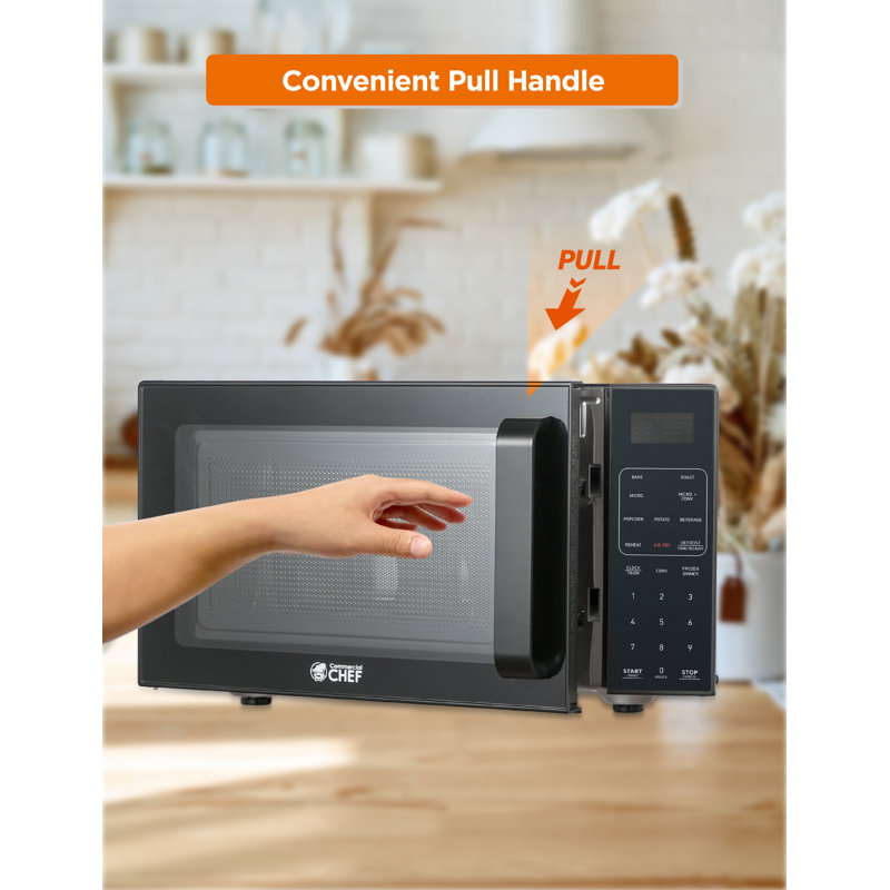 Black 0.9 Cu. Ft. Convection Microwave Air Fryer Combo
