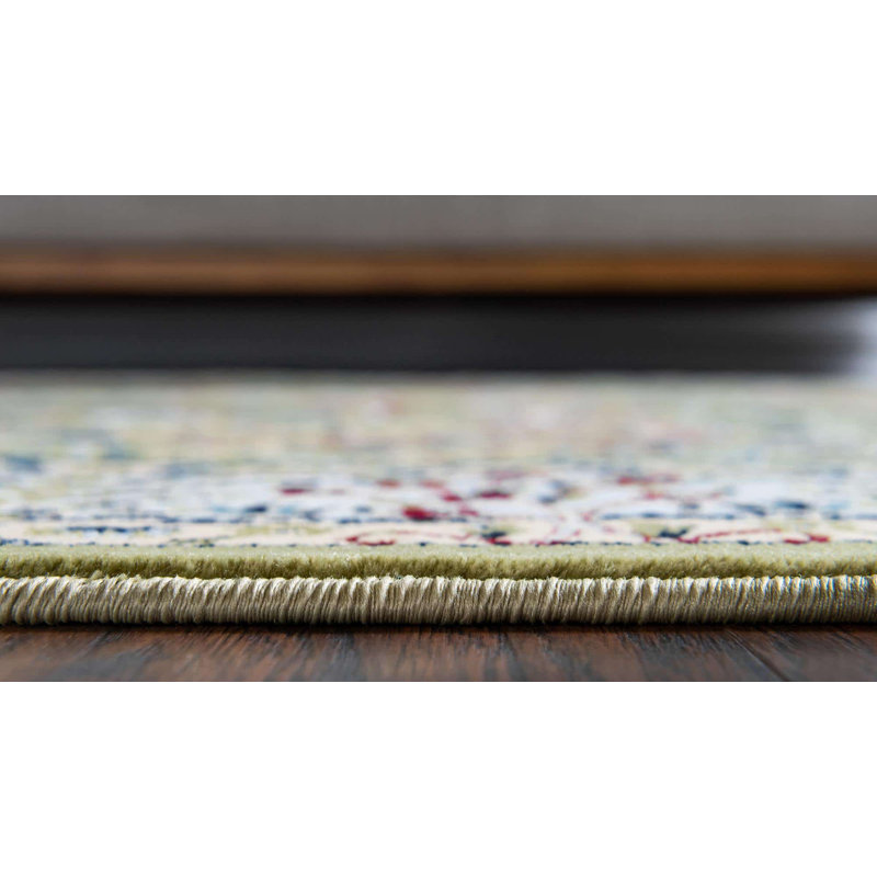 Tapis bleu Jackson Jackson, Green, Rond 10pi