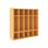 Casier de plancher en stratifié à 5 niveaux à 3 niveaux, 46 po de largeur