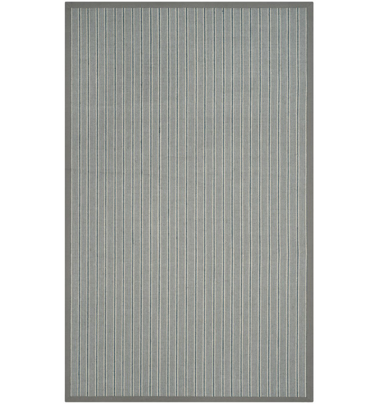 Tapis rayé en fibre de sisal naturel Lorentz, Rectangle 4 pi x 6 pi