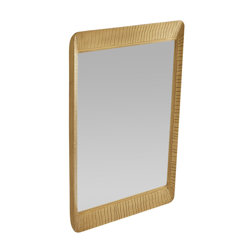 Hart Rectangle Brass Beveled Mirror