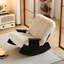 Chaise berçante moderne en sherpa moderne