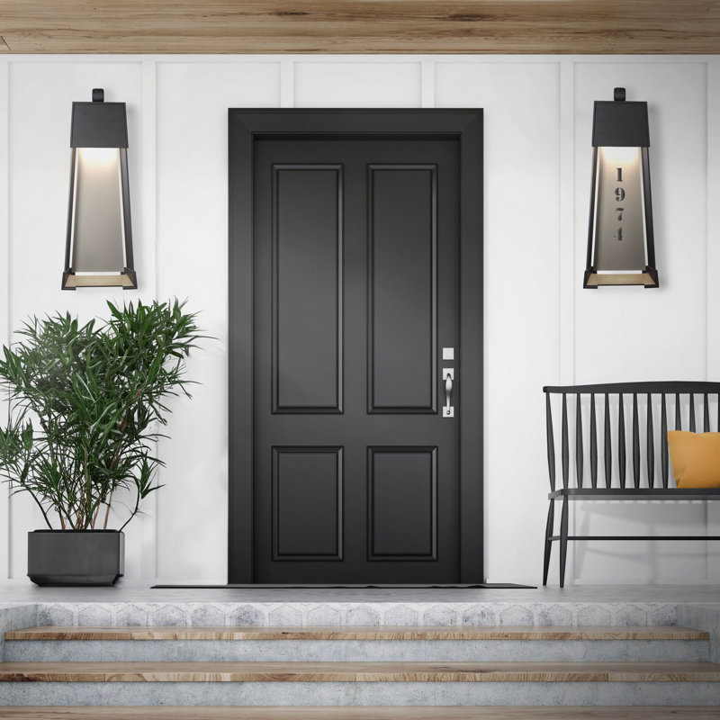 Revere Steel Wall Light, Coastal Bronze, 25.1" H x 10.2" W x 4" D, Coastal Bronze