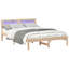 With LED Strip Lights With Headboard Solid Pine Wood-1210906042-1210906045
