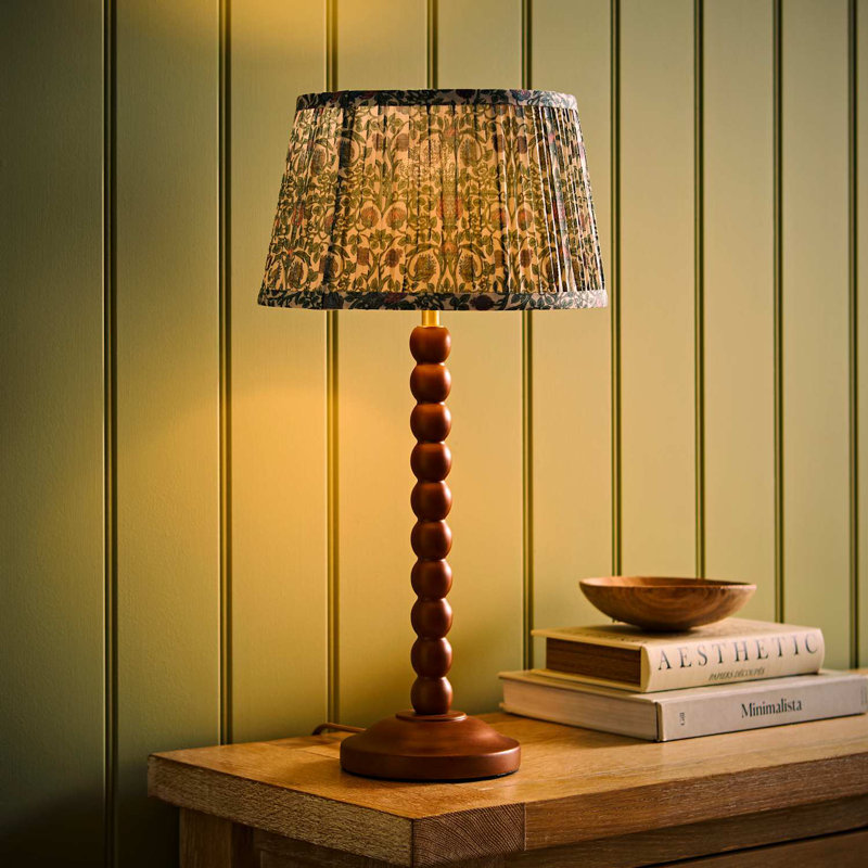 Herdis Wood Table Lamp, Brown