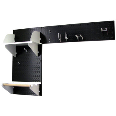 Organisateur de panneau perforé pour outils de jardin