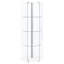 Vitrine hexagonale en verre transparent Tenley-1882378245