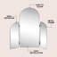 Miroir de salle de bain Arjen 3 voies l 28 po x H 28 po-661045341