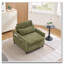 Fauteuil club en velours côtelé-1230842637