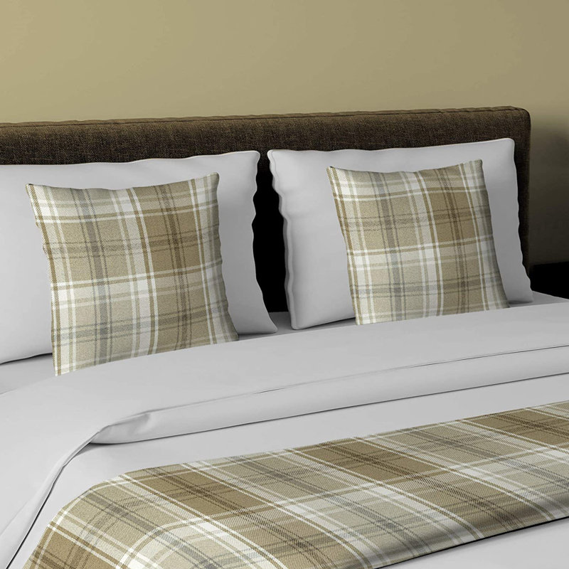 Brewton Throw Blanket, Beige/Cream