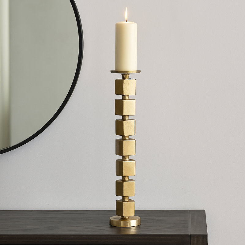Modern Candle Holder, 24" H x 5" W x 5" D