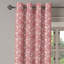 Rideau à œillets floral East Urban Home-106653972