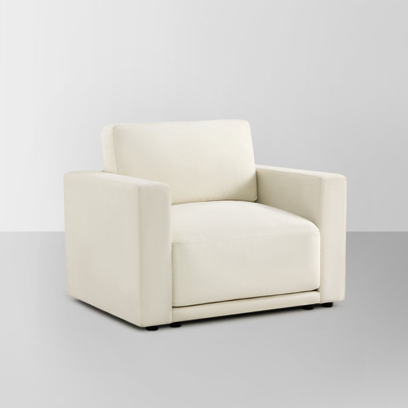 Fauteuil d'appoint Libbna, Crème