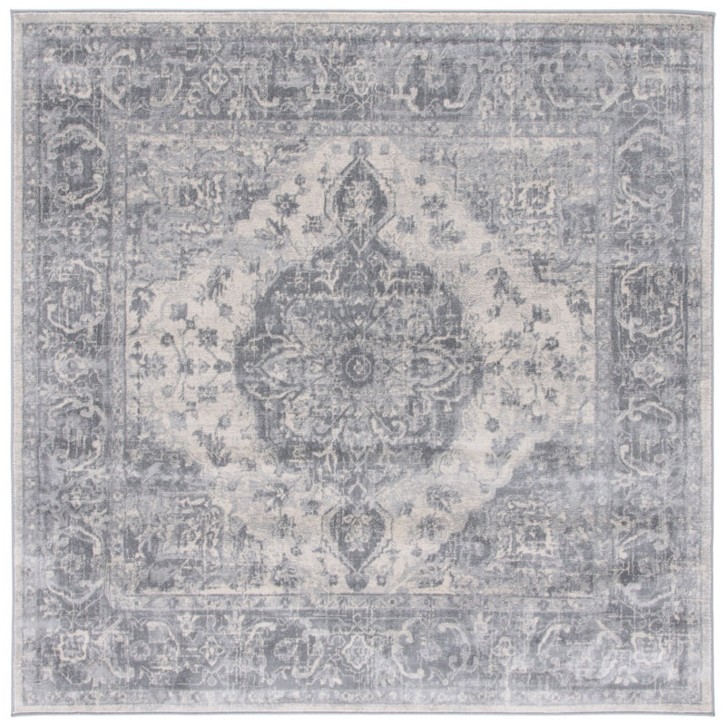 Tapis oriental performance Eleazar, Carré 6 pi 7 po