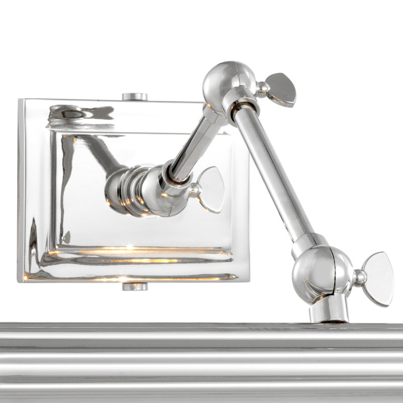Lampe murale Luca S 2 lumières, Nickel