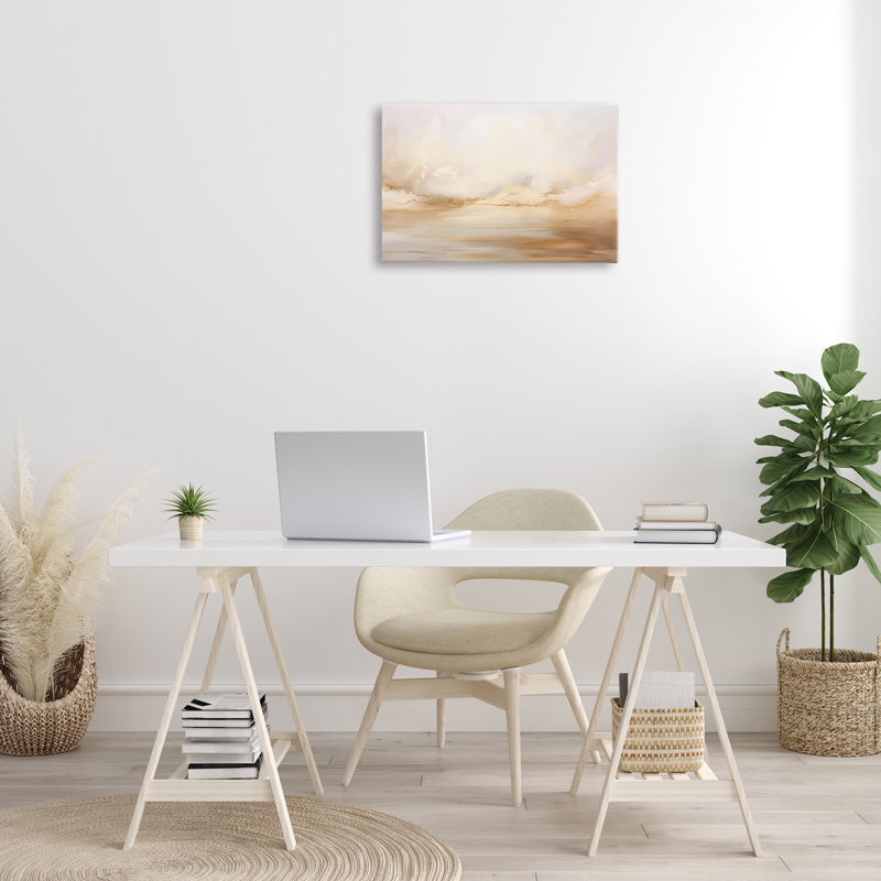 «Neutral Abstract Horizon Line», conception par LSR Creative Studio, H 16 po x l 24 po