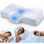 Memory Foam Neck Support Pillow for Pain Relief, Ergonomic Cervical Pillow with Washable Cover-1433492251