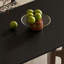 Table de salle à manger rectangulaire de style français rétro noire-1355270421