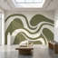 Papier peint vert olive-2137910161-2137910162