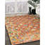 Tapis contemporain orange / brun / crème-1528717247
