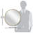 Abdallah Modern/Contemporary Round Metal Wall Mirror 24 Inches-440350905