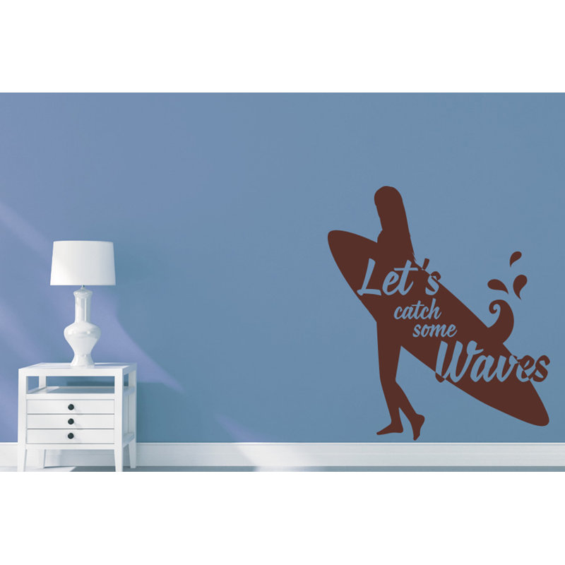 Nautical & Beach Wall Decal, Brown