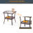 Charlean Square Wicker Outdoor Side Table , 18'' in. W 18'' in. D-882272510