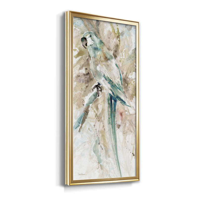 Morning In Rio II - Peinture sur toile encadrée, Doré, H 22,5 po x l 42,5 po x P 1,5 po
