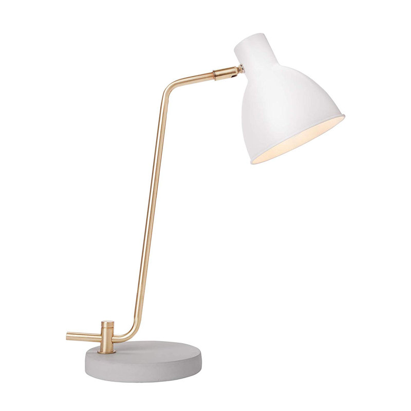 Jaydie Adjustable Desk Lamp, White
