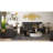 Collection Upholstered Convertible Wood Trimmed Sofabed With Storage