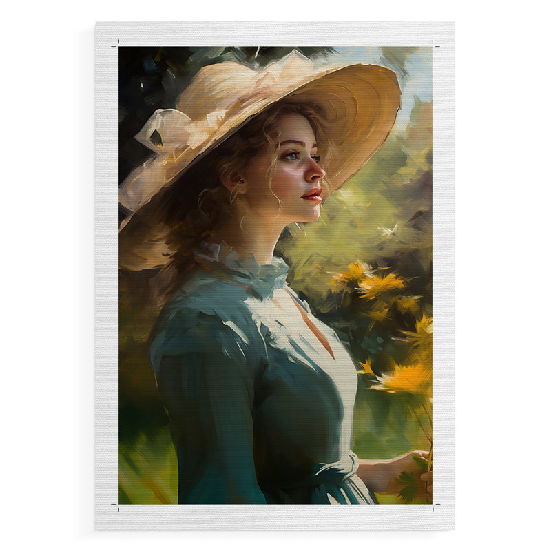 «WOMEN Series DCCDXL», reproduction sur toile de qualité supérieure seulement - non encadrée - prête à être accrochée