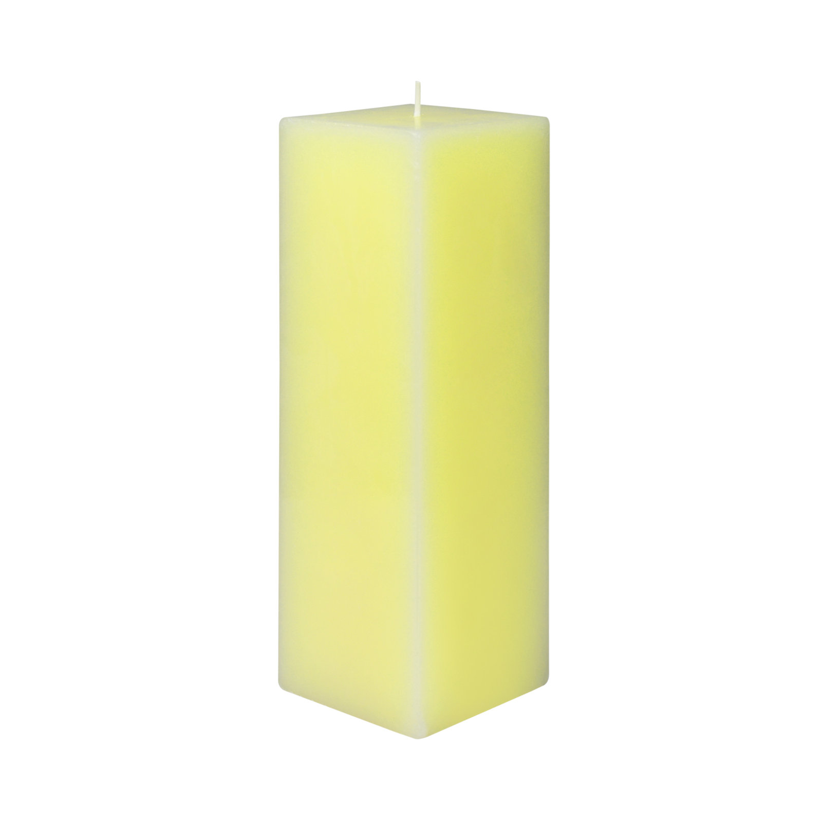 Square Pillar Candle, Ivory, 9" H x 3" W x 3" D, 1 Candle