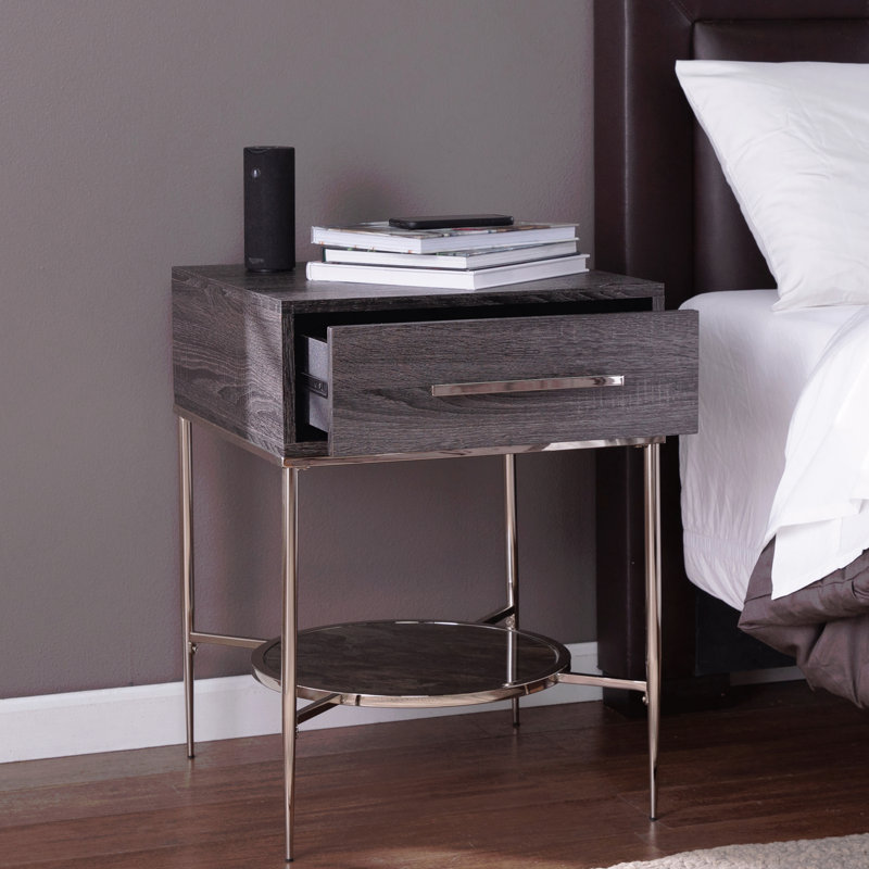 Table de chevet avec rangement