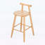 Ensemble de 2 chaises d'appoint d'intérieur en bois au design ergonomique pour plus de confort et de stabilité