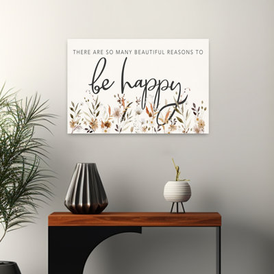 «Be Happy», art floral contemporain