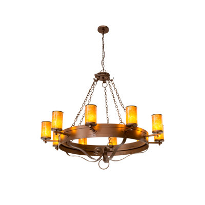 Lustre en forme de bougie de style bougie à 60 lumières Dumais