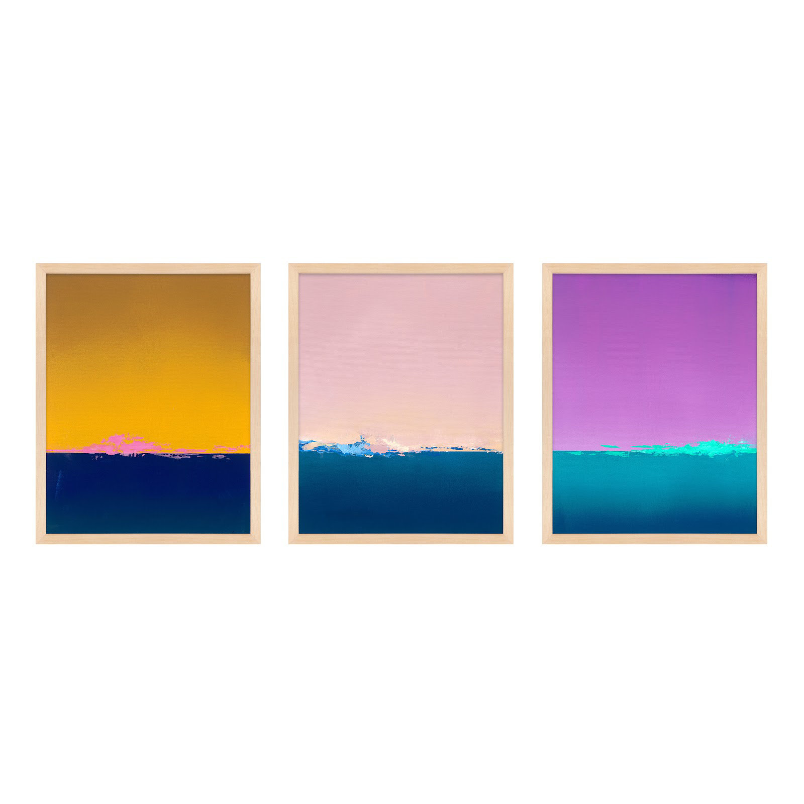 Horizon by Lee Lessem, 38" H x 30" W x 1.25" D, Beige