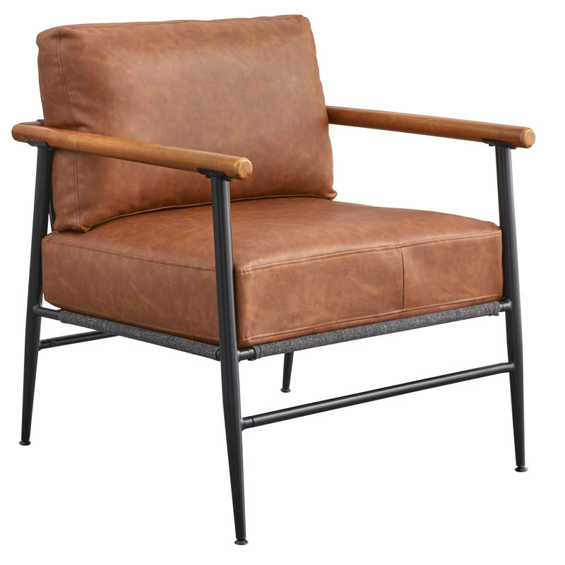 Ieshea Faux Leather Armchair
