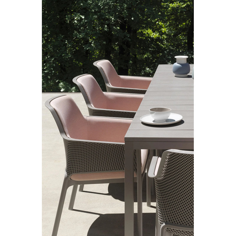 Rio Outdoor Dining Table, Anthracite, 29.92" H x 39" W x 110.24" L