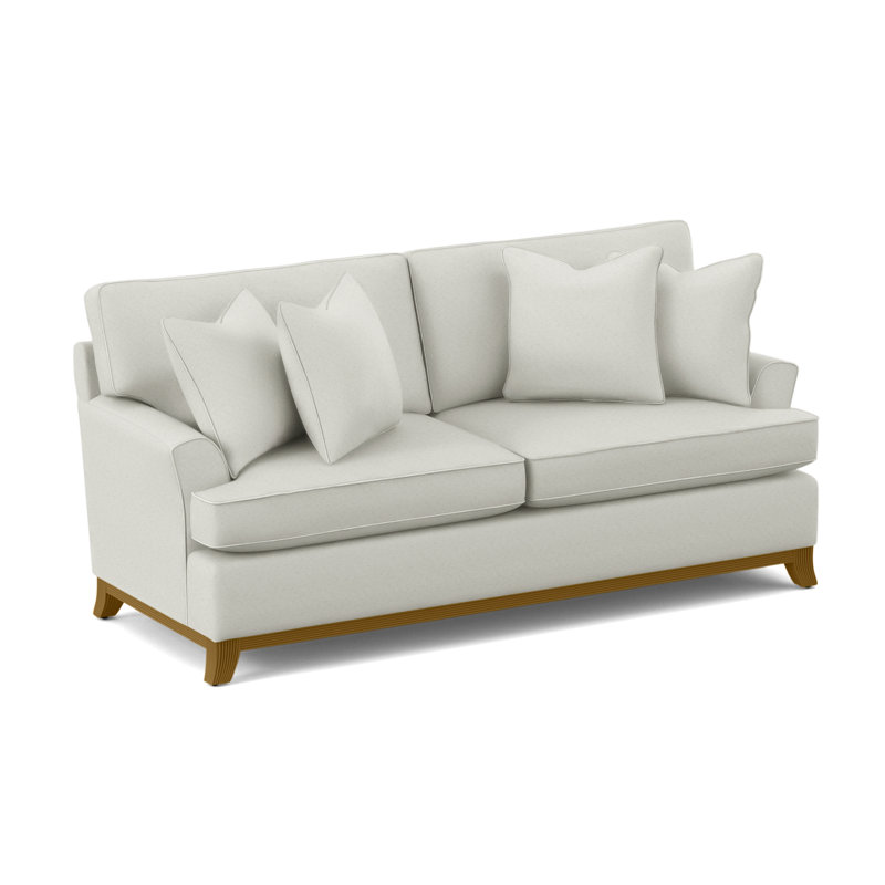 Oaks Way Sofa, Havana Finish, Stone Crypton Performance; 0884-83