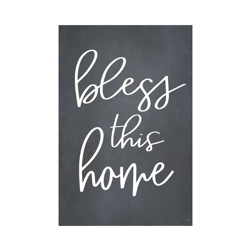 " Bless This Home " by Lux + Me Designs, 18" H x 12" W x 1.5" D
