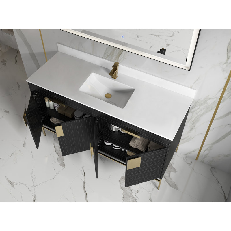 Ensemble de meuble-lavabo simple 60 po Golbahar